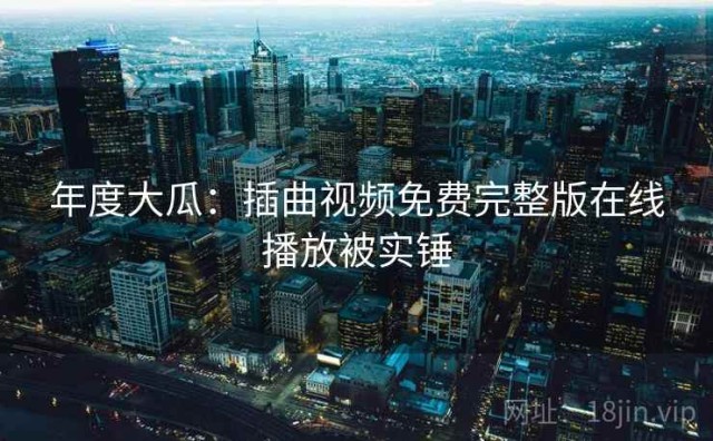 年度大瓜：插曲视频免费完整版在线播放被实锤